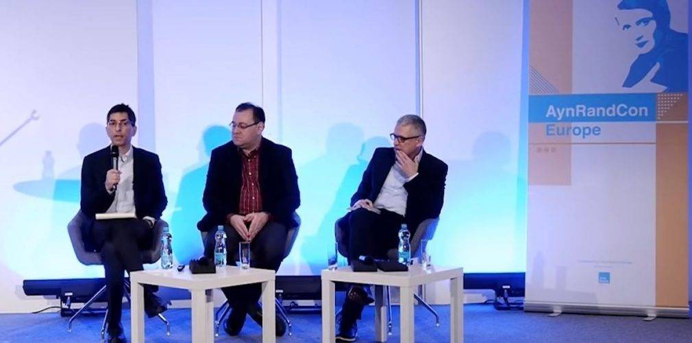 Onkar Ghate, Gregory Salmieri, Flemming Rose on free speech panel in Prague AynRandCon