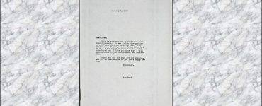 Letter from Ayn Rand to Hal Wallis