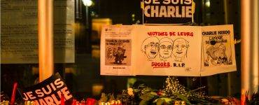 Charlie Hebdo informal memorial