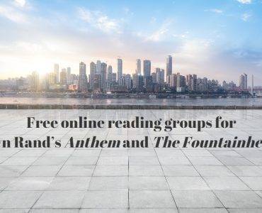 Free online reading groups for Ayn Rand's Anthem and The Fountainhead