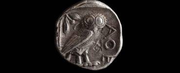 Athena owl Greek coin