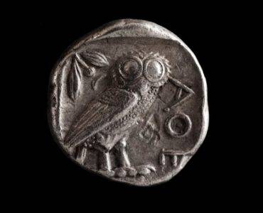 Athena owl Greek coin