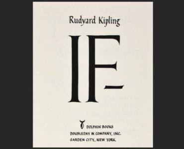 Cover of If by Rudyard Kipling