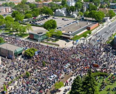 Minneapolis mass street protest