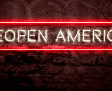 Reopen America sign