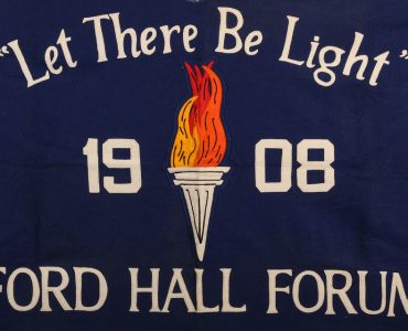 Ford Hall Forum felt banner