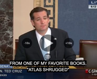 Ted Cruz reading Atlas conservative authoritarians