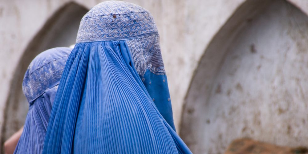 Burqa woman