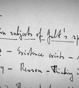 Handwritten Notes and Drafts for Atlas Shrugged