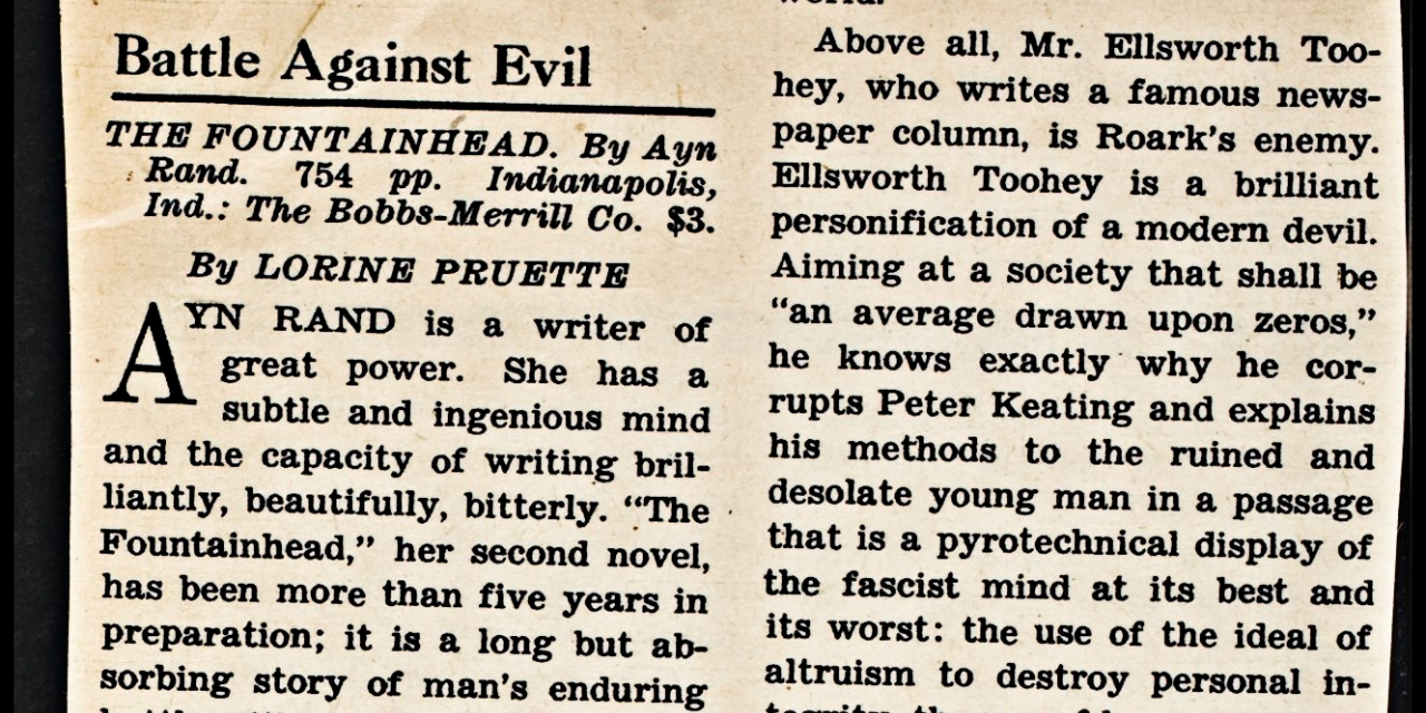 The Fountainhead Reviews