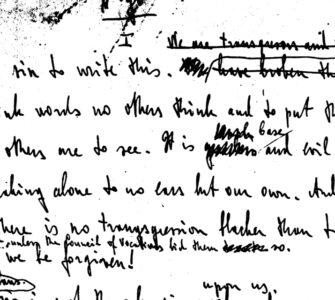 ‘Anthem’ in Manuscript: Finding the Words